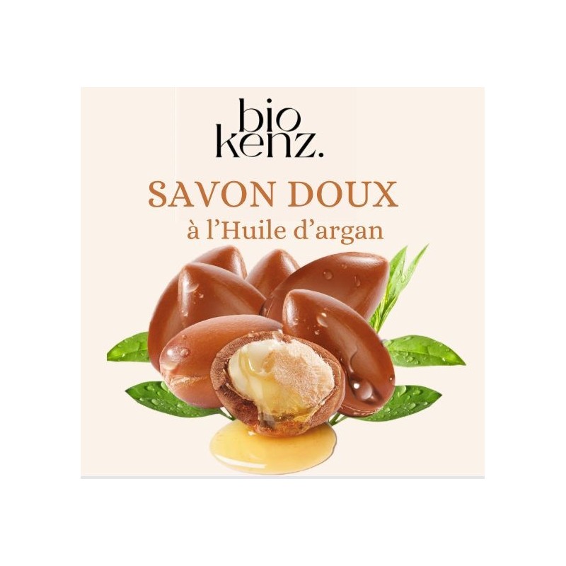 Savon doux à l'huile d'argan